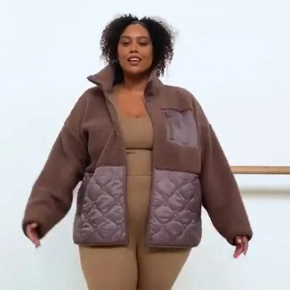 Joe Fresh Jackets Coats Joe Fresh Womens Quilted Brown